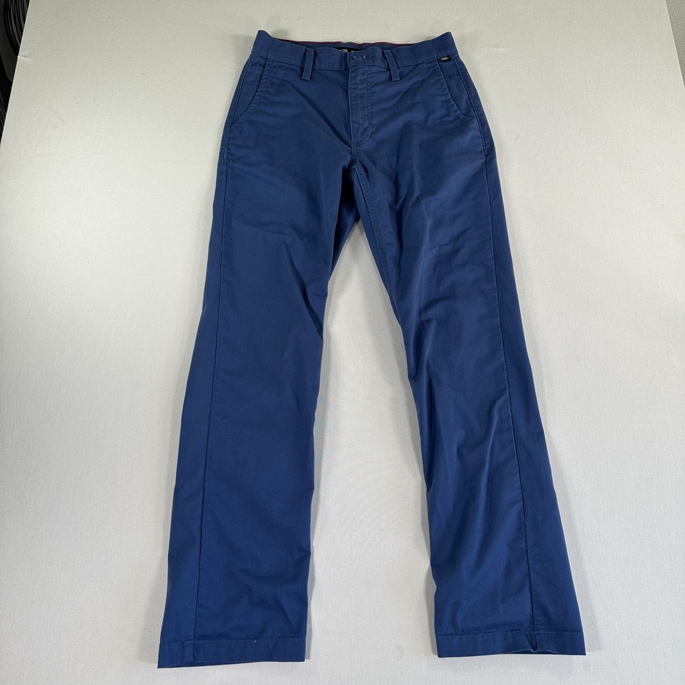 Vans Pants Mens 28x30 Blue Authentic Chino Slim Fit Straight Skater Y2K